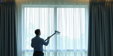 Commercial drapes cleaning service currumbin hotels offices